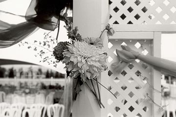 flowers and ribbon