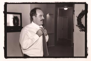 Groom with the tie